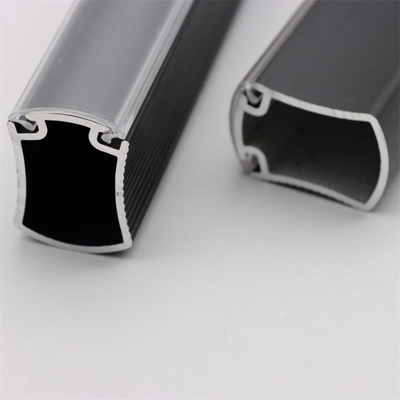  1 1/4 Inch X7/8 Inch X 1.8mm Hourglass Aluminum Closet Tube