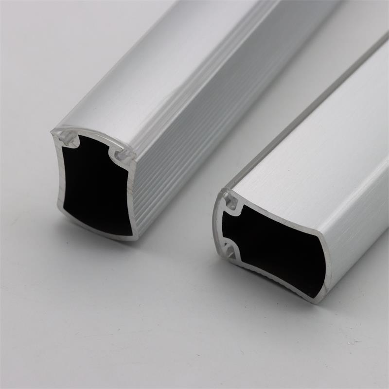  1 1/4 Inch X7/8 Inch X 1.8mm Hourglass Aluminum Closet Tube