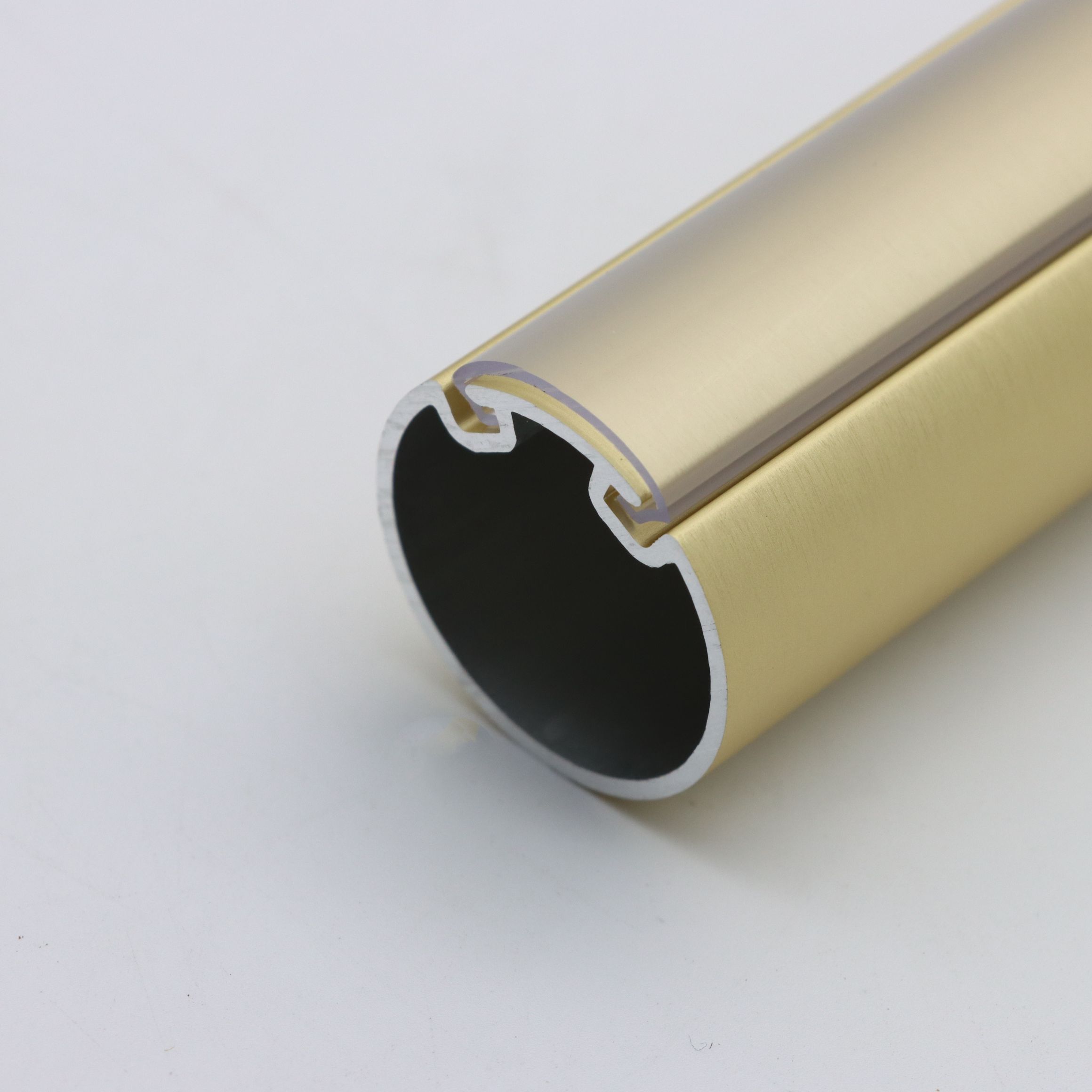 1-5/16 Inch Round Tube W/plastic Strip