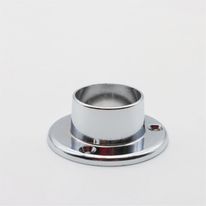 Closed 1 Inch Round Closet Tube End Sockets